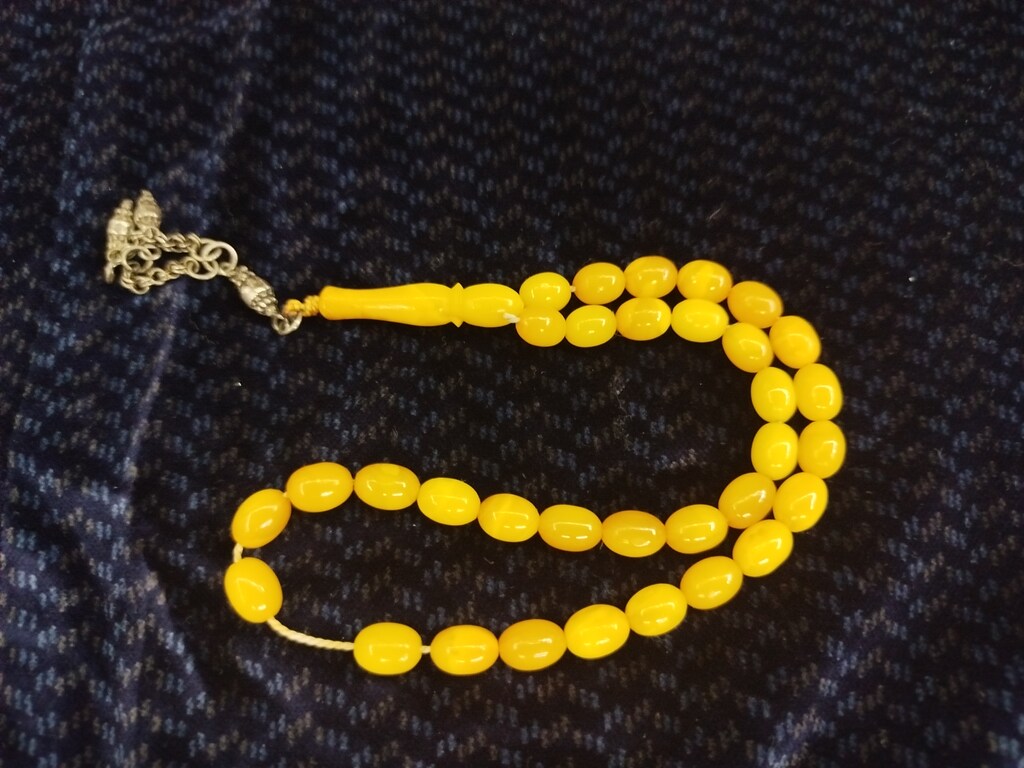 Damla Kehribar Tesbih - 3