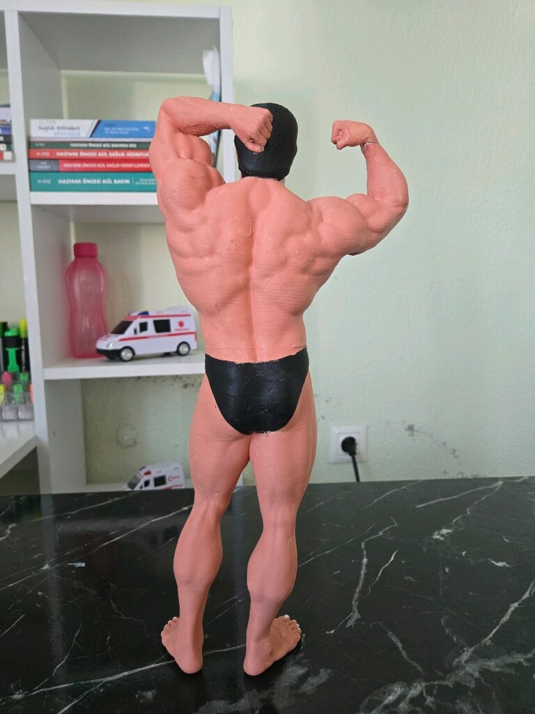 Arnold Schwarzenegger 3d figür 40 cm boyutundadır - 3