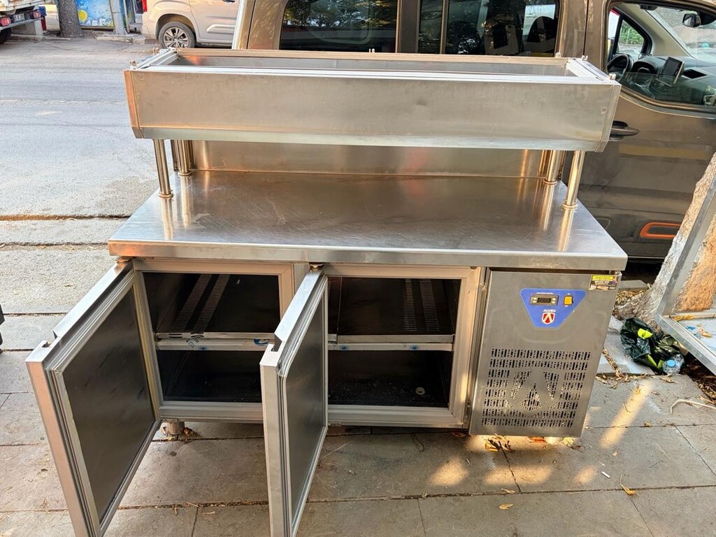 Alveo İki Kapılı Pizza Hazırlık Dolabı / Çift Kapılı Hazırlama Tezgahı - 5
