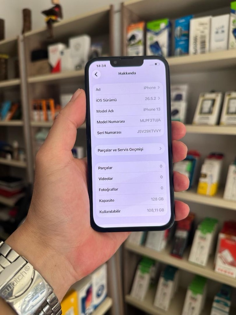 Apple 13 128 Gb ekran orjnl değişen arka kpk ctlak yaptırmadım 1000 tl - 2