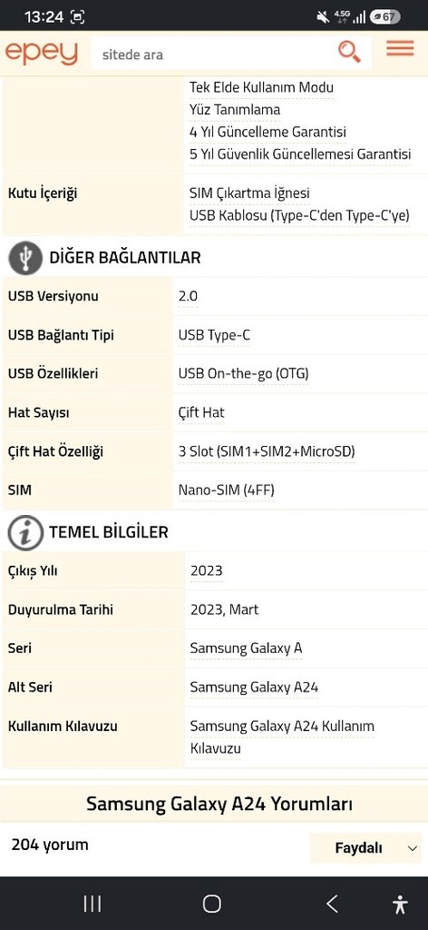 Samsung galaxy a24 telefon - 12