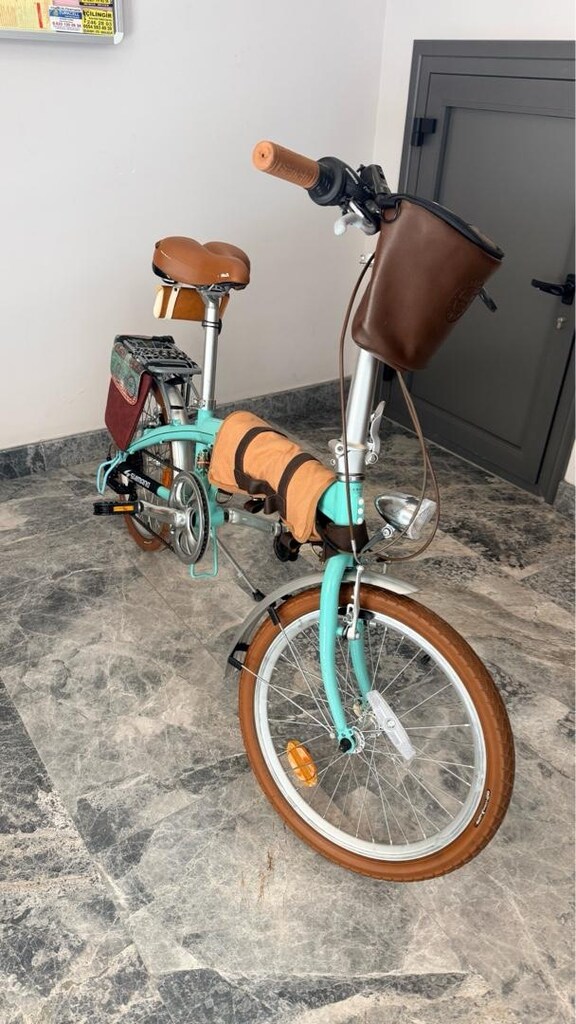 Özenle yapılmış Bianchi Vintage Katlanır Bisiklet - 8