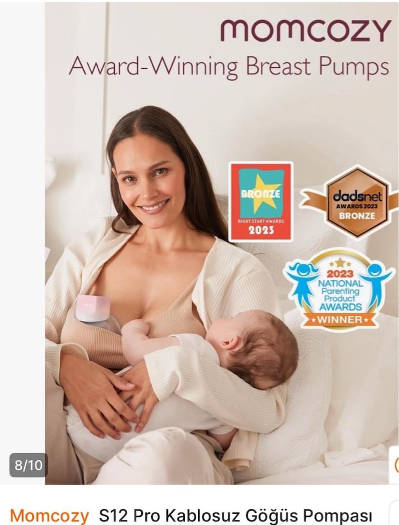 Momcozy S12 Pro Giyilebilir 2li Süt Sağma Pompası - 10