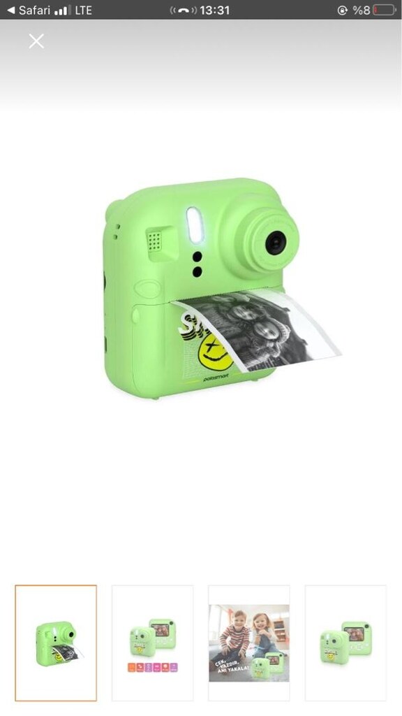 Polo Smart smile fotoğraf makinası termal baskılı dijital kamera - 2