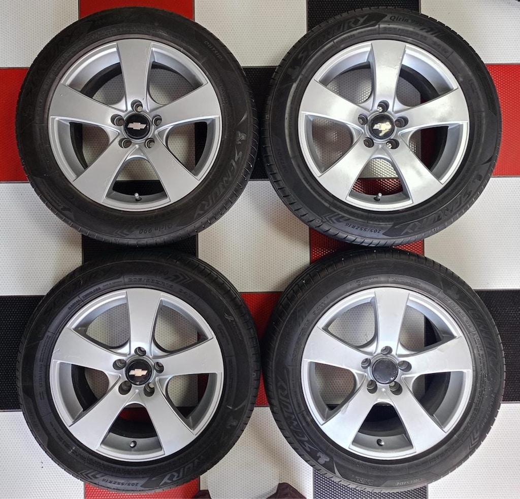 chevrolet cruze Opel astra J çıkma 5*105 çelik jant 16inç yeni lastiği - 7