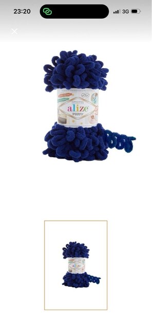 Alize Puffy 360 Gece Mavisi 14 lü İp