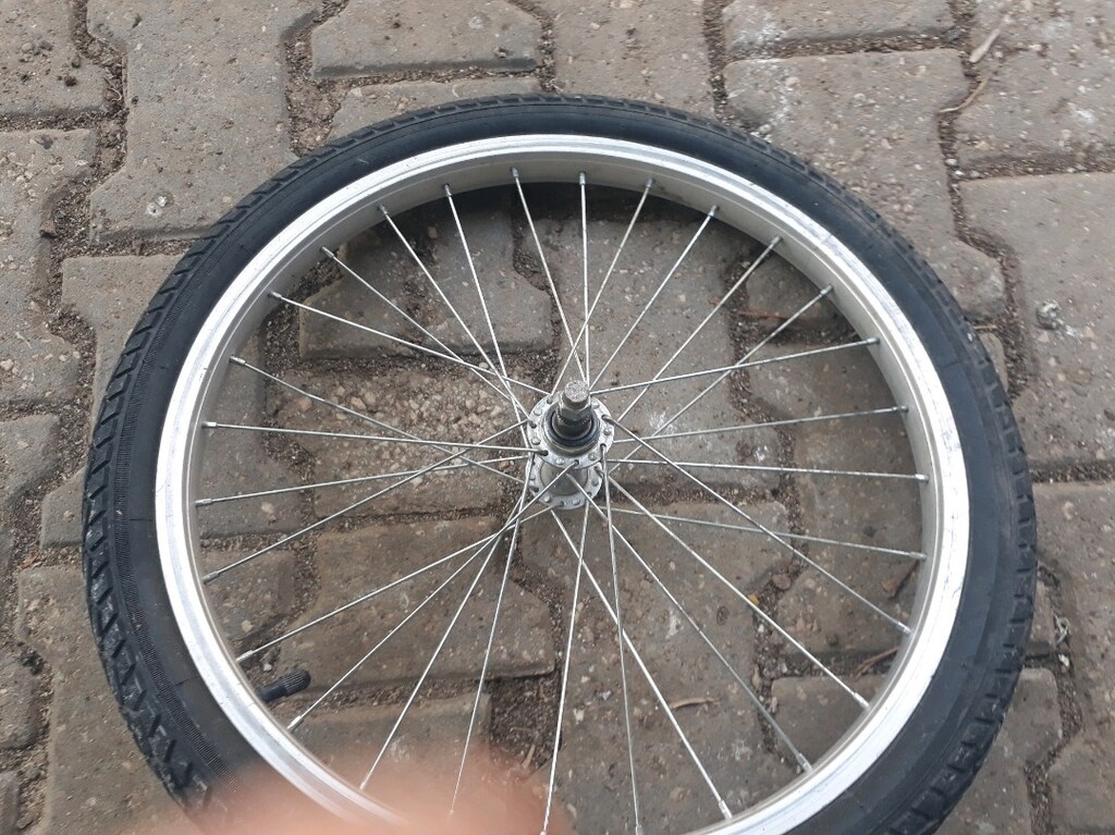Bmx bisiklet alüminyum ön canti iç dış lastikli 20 numara - 18