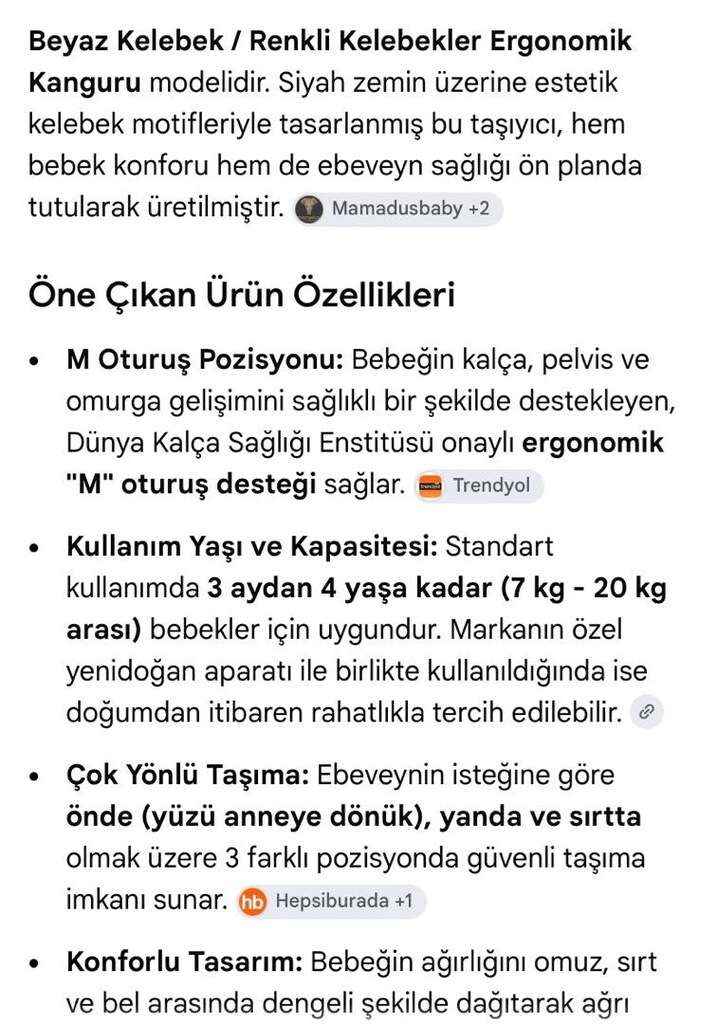 Mamadus Ergonomik Kanguru — görsel 9/10