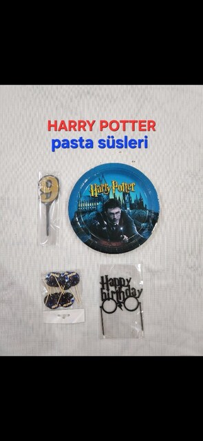 HARRY POTTER DOĞUMGÜNÜ PASTA SÜSLERİ