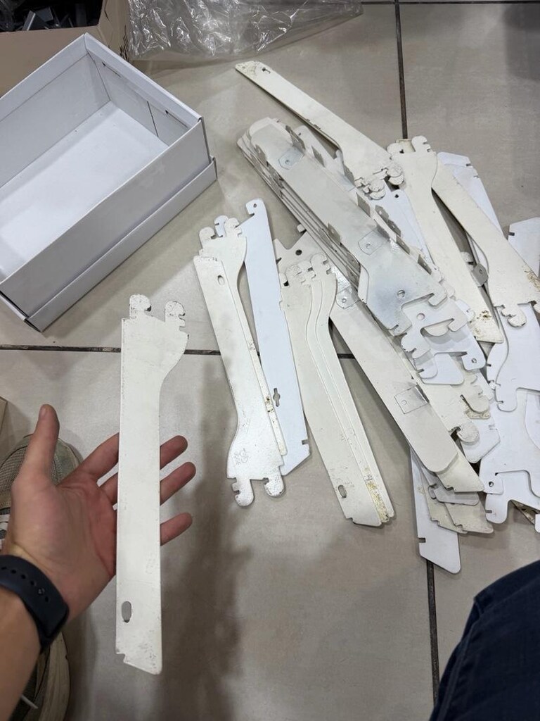 kanallı pano raf ayağı raf teli - 5