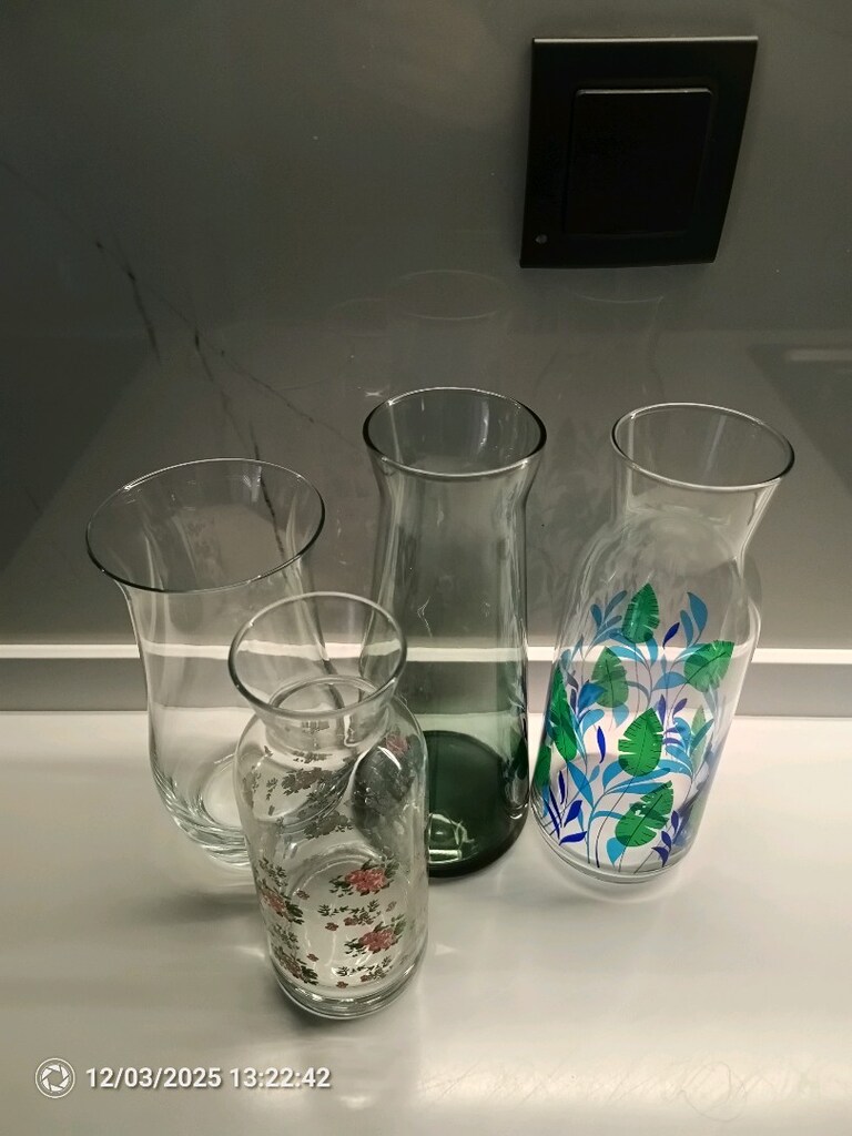 4 adet cam sürahi. cam Karaf - 4