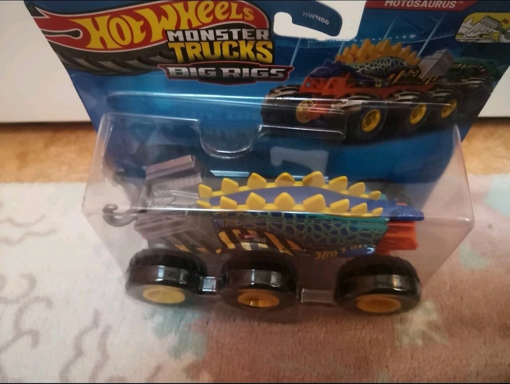 Hotwheels big rigs motosaurus araba - 4