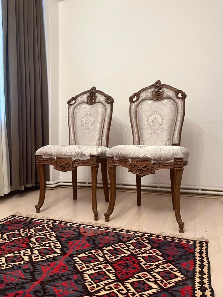 Antika Koltuk Formlu Eloyması Sandalye - 3