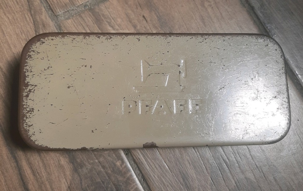 antika pfaff dikiş kutusu - 4
