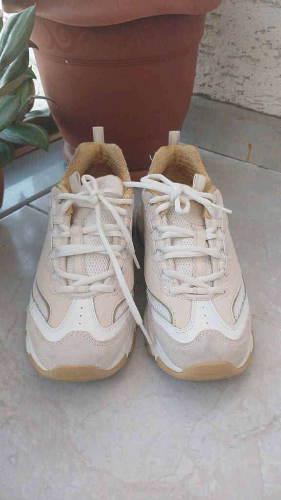 Skechers D'lites Kadın Bej Sneakers - 2