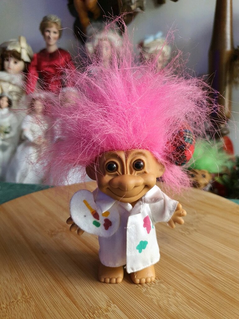 russ troll oyuncak bebek vintage - 2