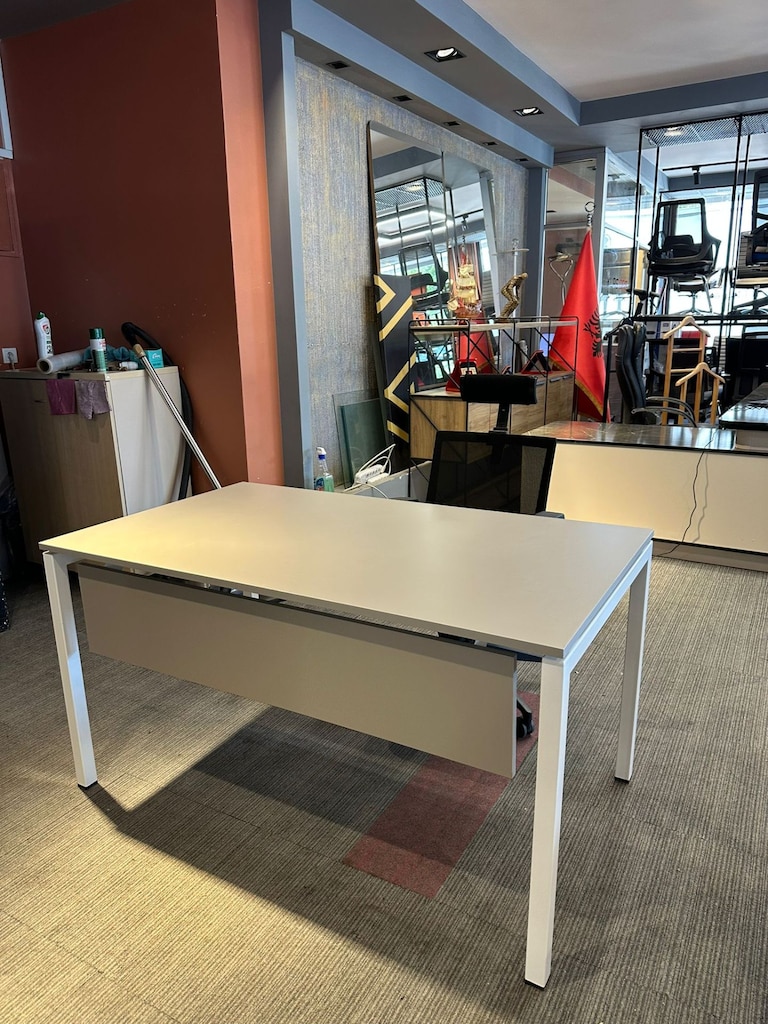 KLAS OFİS ÜSKÜDAR DOVİ MARKA 140X80 ANTRASİT GRİ ÇALIŞMA MASASI - 3