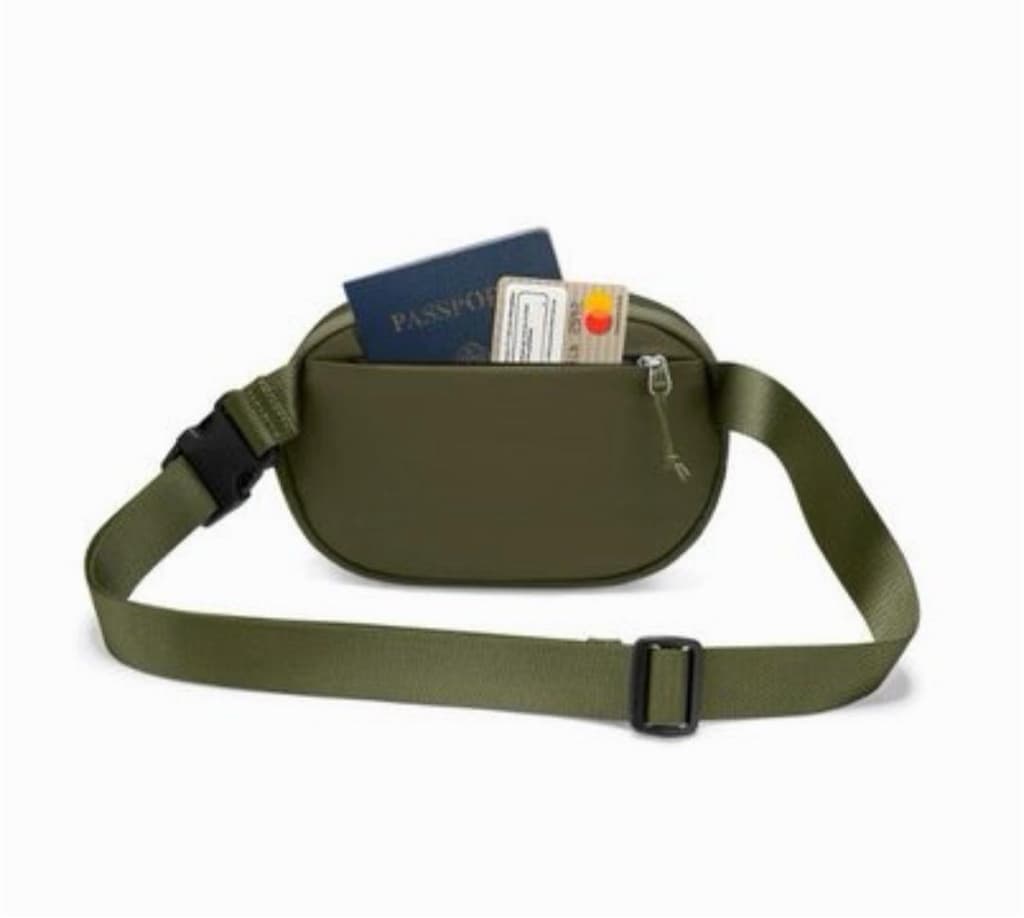 TOMTOC SlingBean-T32 unisex Bel göğüs Çantası 1.5L Rfid su itici - 4