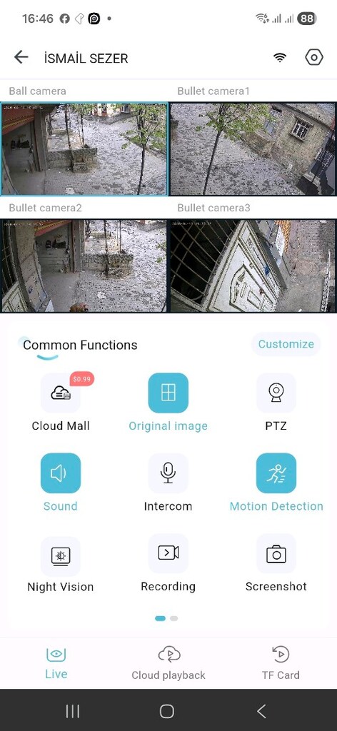4 gözlü wifi kamera güvenlik kamerası - 4