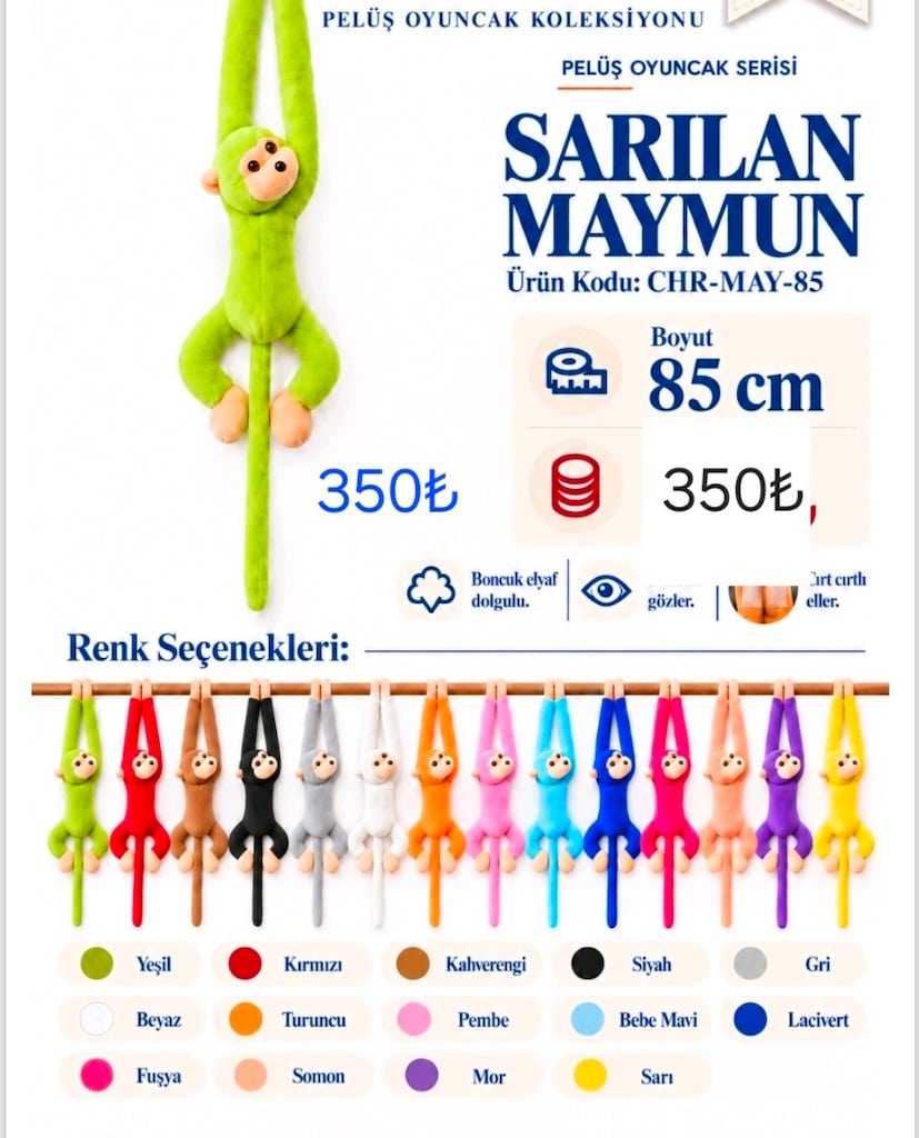 pelüş oyuncak 100tl 100 tl - 7