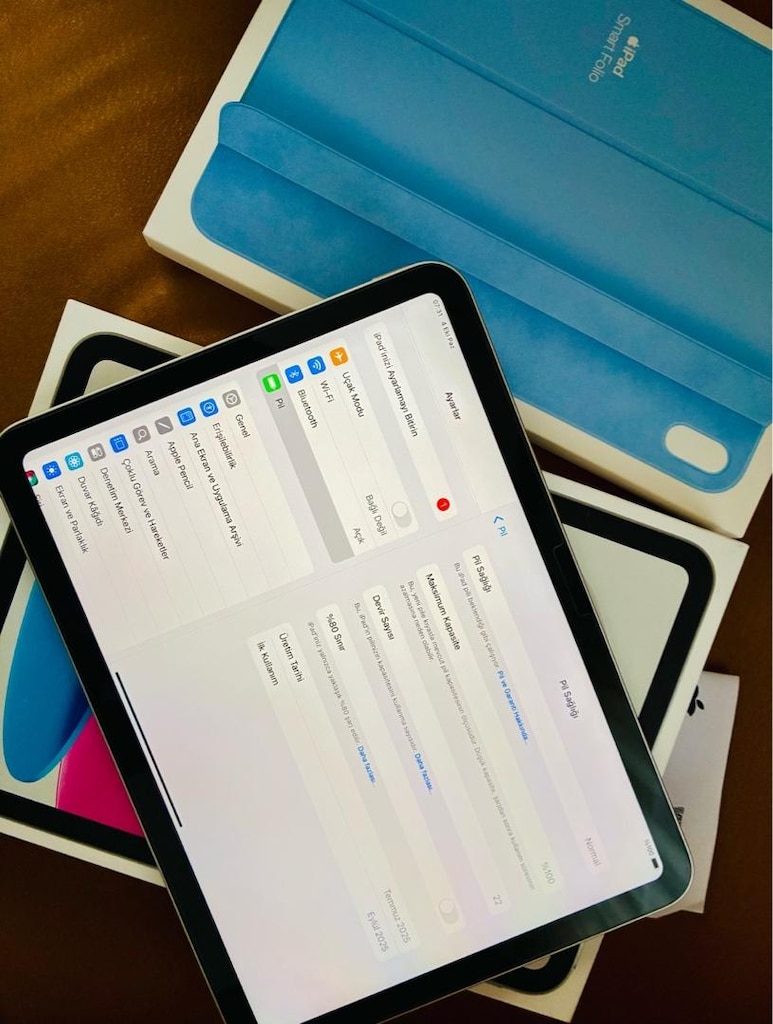 APPLE iPad (A16) Wi-Fi 128 GB( Hatasız AKSESUARLI GARANTİLİ ) - 3