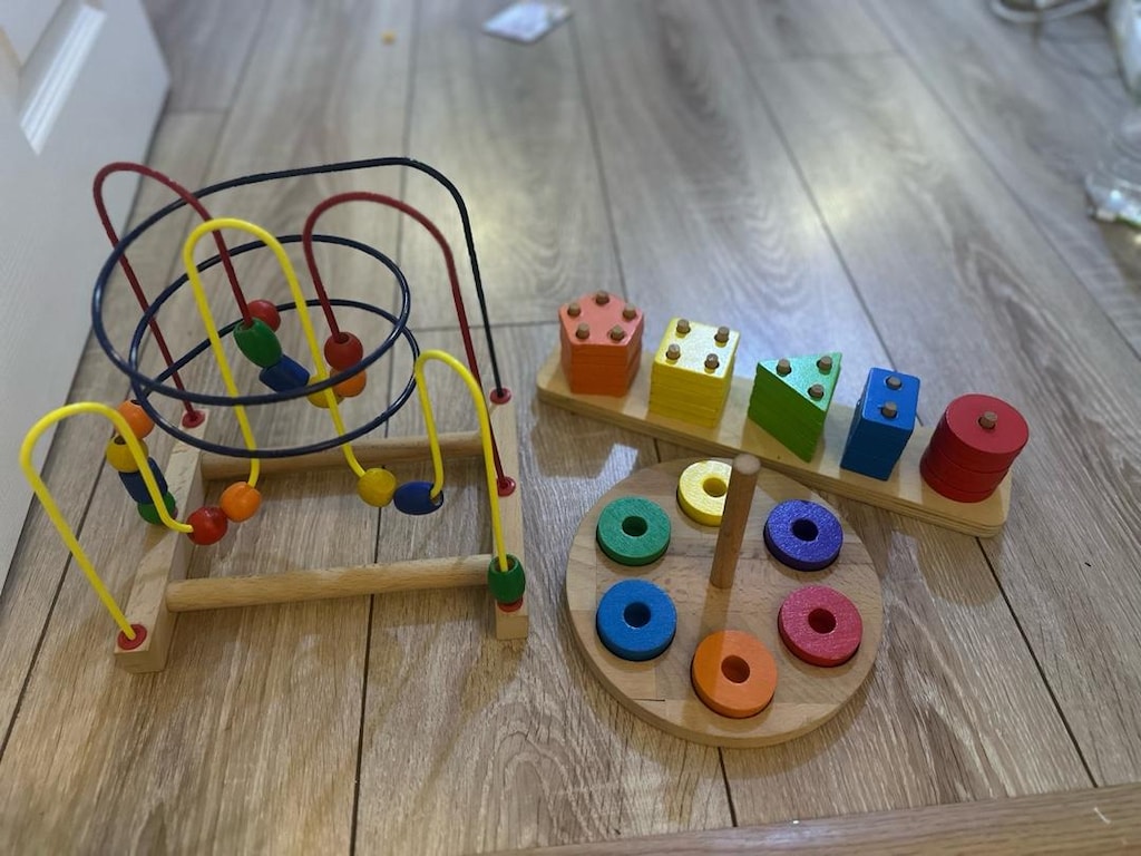 AHŞAP OYUNCAKLAR -ÜÇLÜ SET-