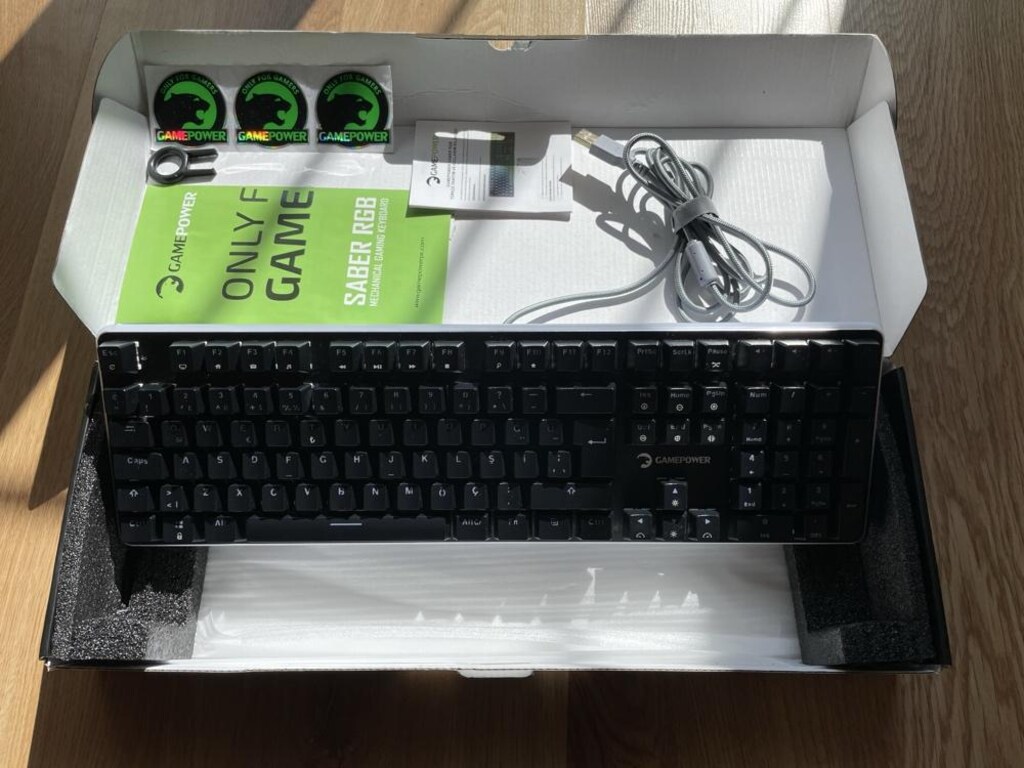 Gamepower Saber Mekanik Klavye - Kutulu / Full Aksesuarlı / Sorunsuz - 2