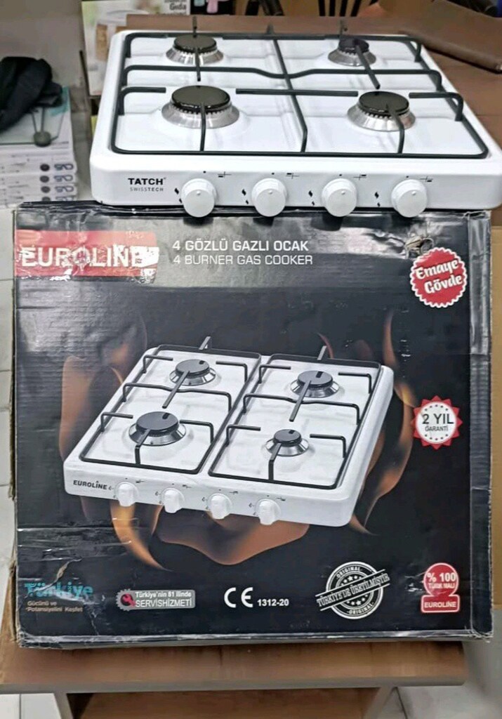 LPG DOĞALGAZ UYUMLU 4 GÖZLÜ SET ÜSTÜ OCAK - 6