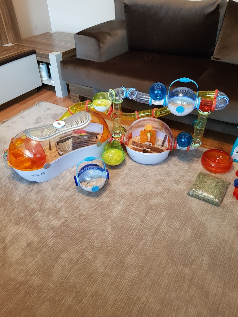 Dev Set! Habitrail Ovo Hamster Kafesi ve Tünel Sistemi (Full Set)