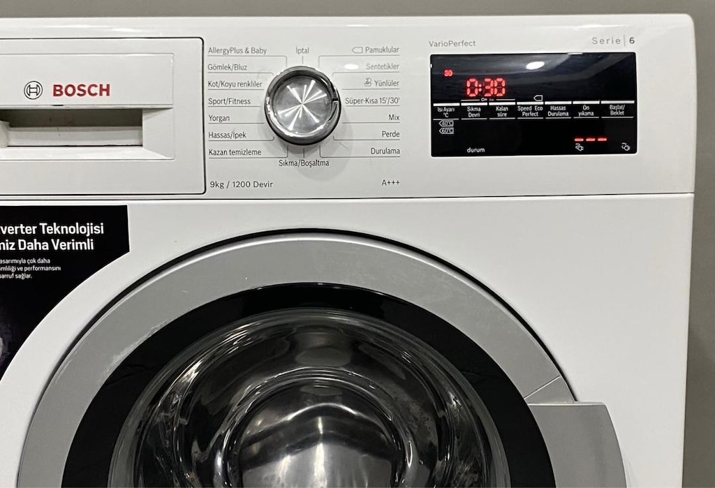 BOSCH 9 KG 1200 DEVİR A+++ SERİE6 YENİ NESİL ÇAMAŞIR MAKİNESİ - 4