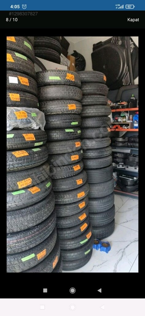 orjinal Fiat egea 5X98 15 inç stepne 125 80 15 kriko takimi set - 5