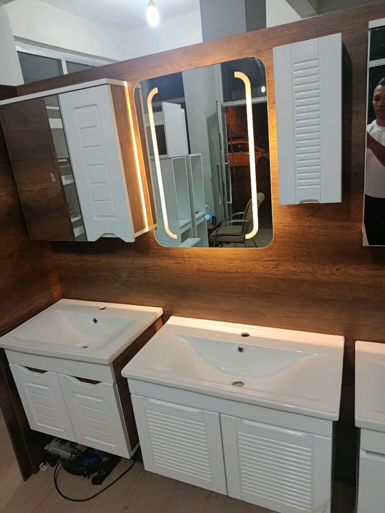 LETLI AYNALI BANYO DOLABI SETİ - 6