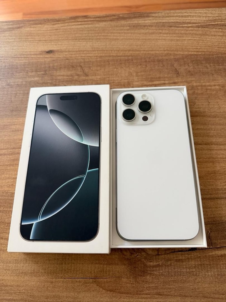 iPhone 16 ProMax 256 Beyaz Titanyum - 6
