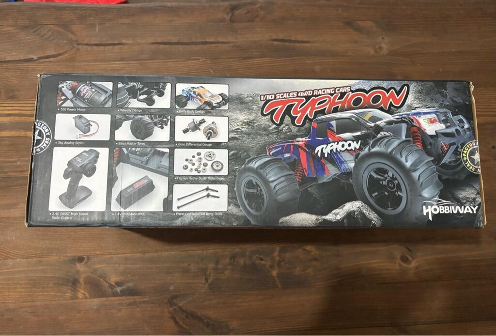 HOBBIWAY TYPHOON MT660 – 1/10 4WD MONSTER TRUCK - 7