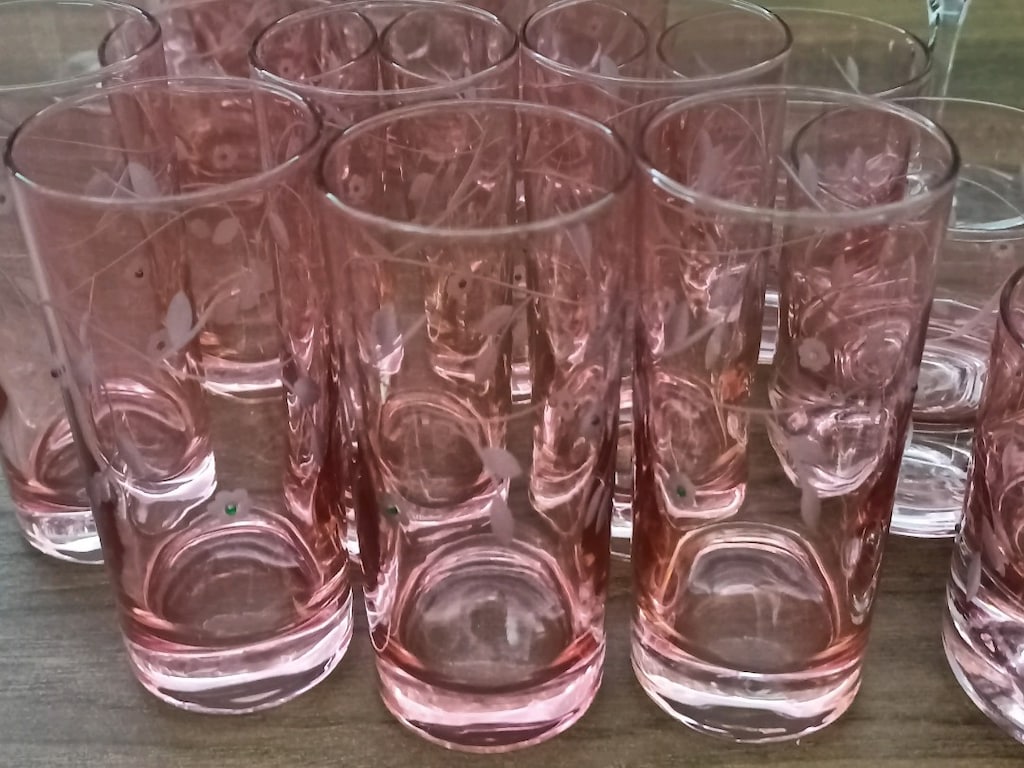 25 PARCA VİNTAGE DECORİUM BARDAK SETİ - 8