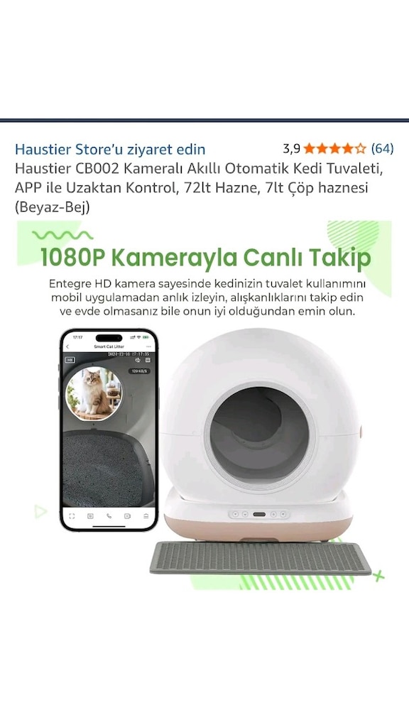 Akıllı kedi tuvaleti - 5
