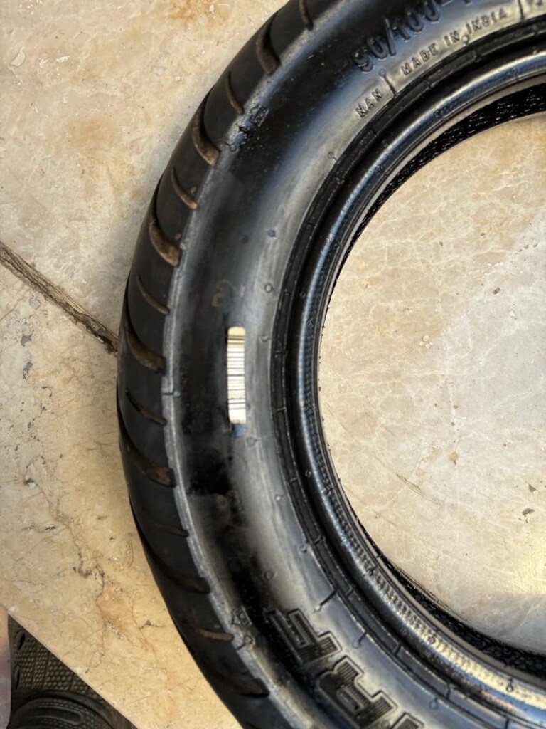 90/100-10 motor lastiği, yeni gibi - 11