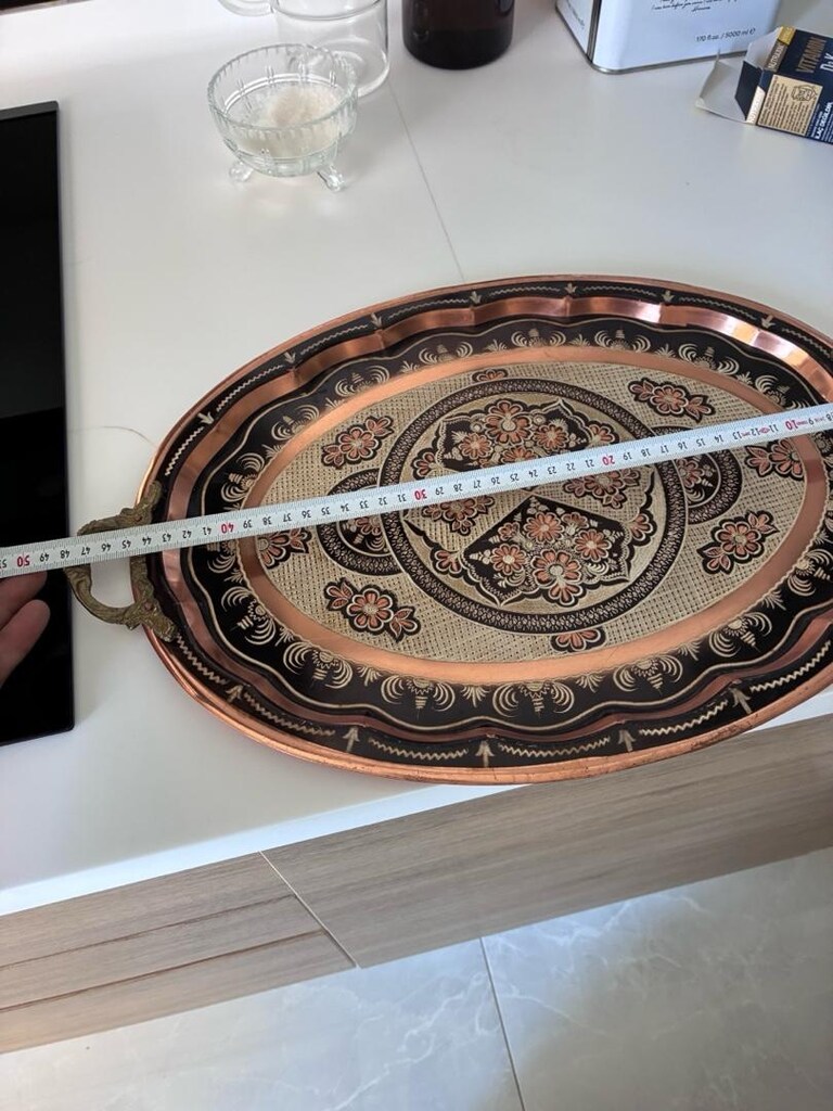 gerçek erzincan bakırı tepsi - 3