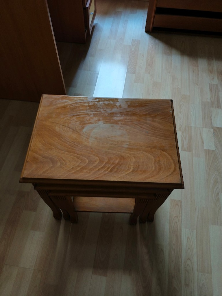 ÜÇLÜ AHŞAP SEHPA - 2
