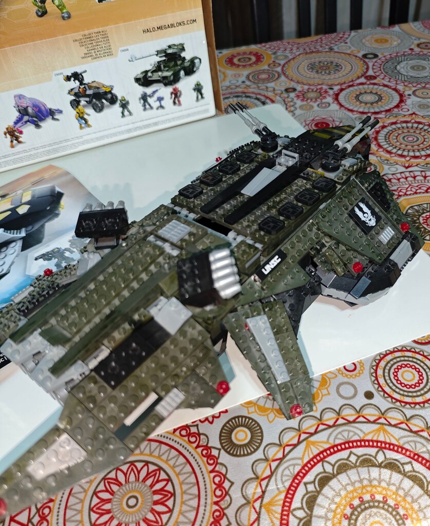 HALO UNSC Vulture Gunship eksiksiz (Lego) Mega Blocks - 7