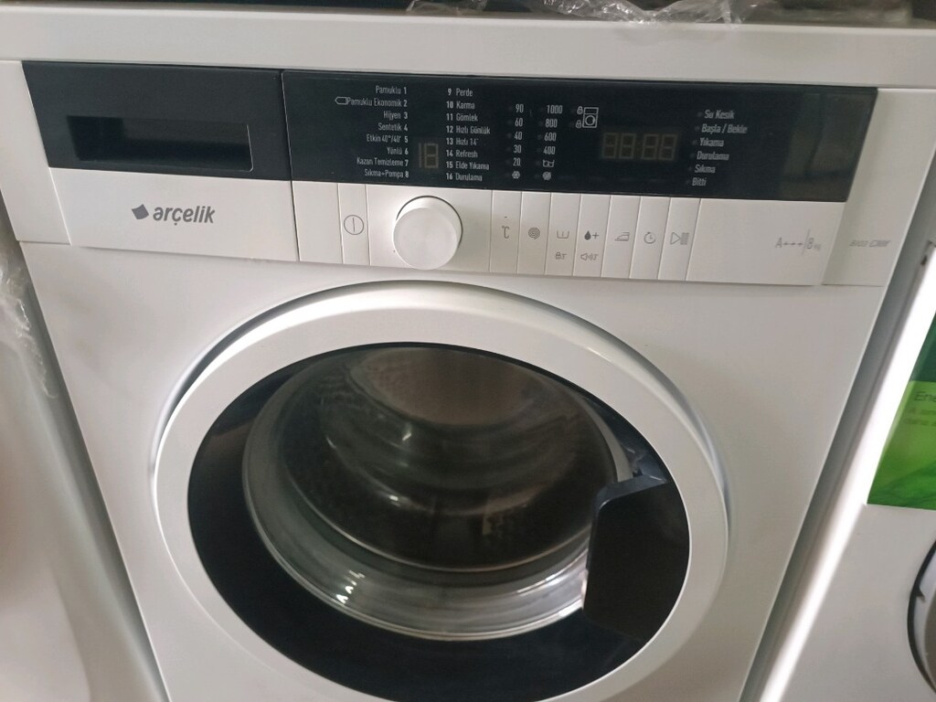 Arçelik piyano serisi 8 kg A+++ 1000 devir çamaşır Makinesi - 2
