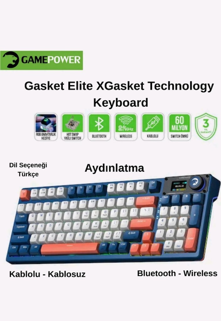 Gamepower Gasket Elite X Keyboard kalvye - 4