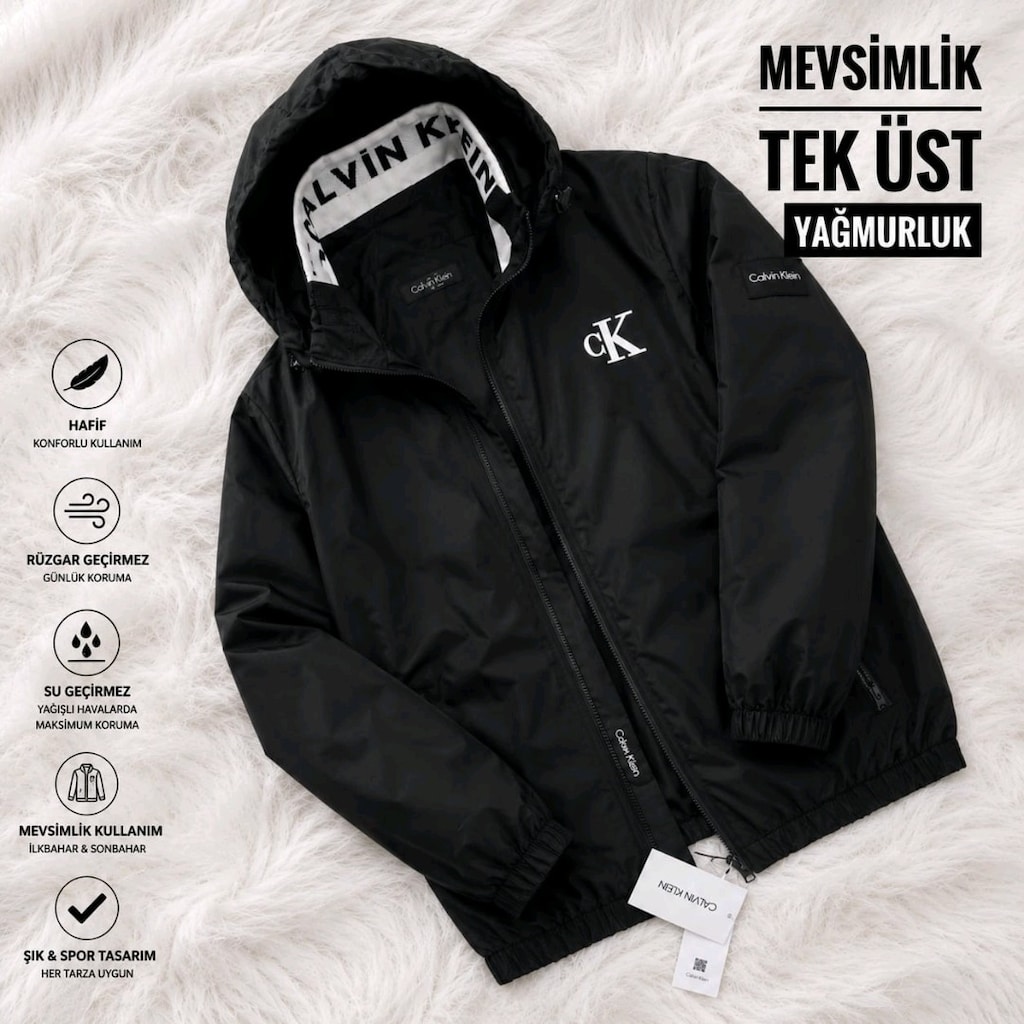 Calvin Klein (CK) Rüzgarlık / Yağmurluk Mont - - 3