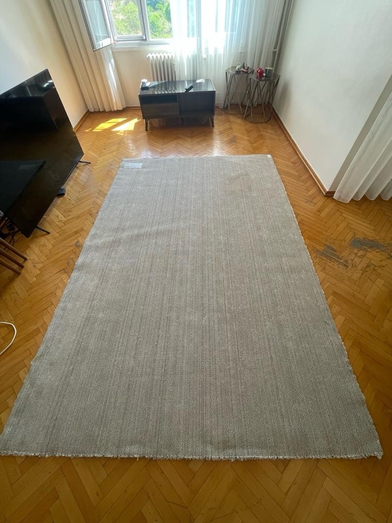 Krem rengi büyük halı - 3