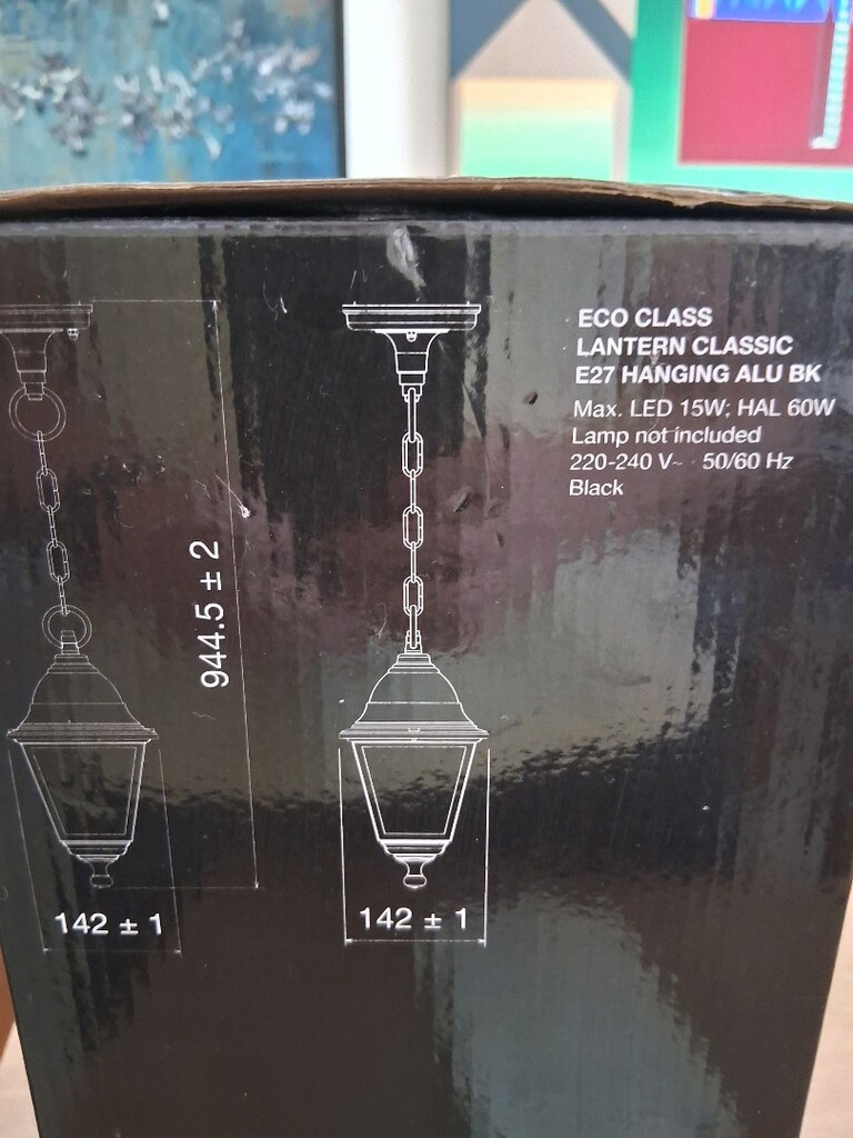 2 Adet Ledvance Eco Class classic Asma Fener E27 - 3