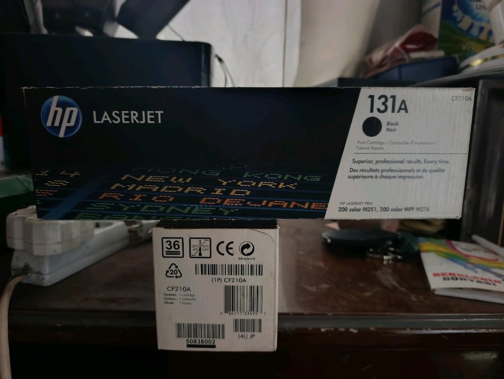 HP CF210A 131A Orijinal Siyah Toner Sıfır Kapalı Kutu - 2