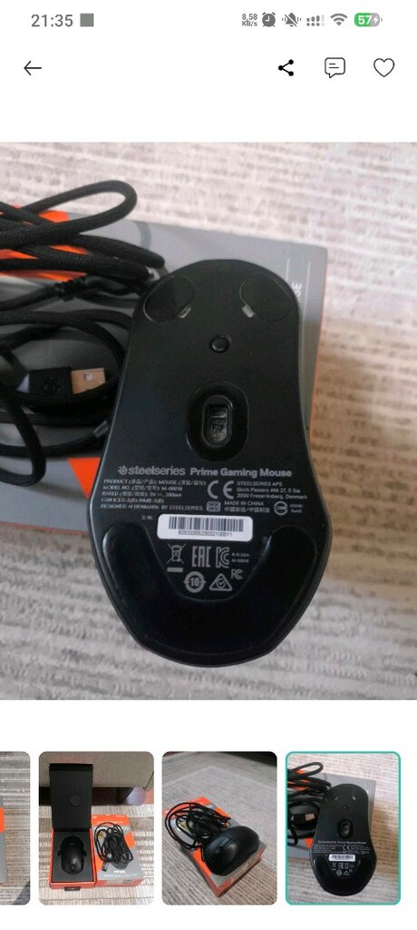steelseries prime fps oyuncu mouse - 4