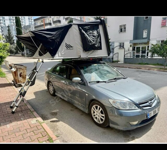 Araç üstü çadır 2 cocuk 2 yetiskin aile boyu