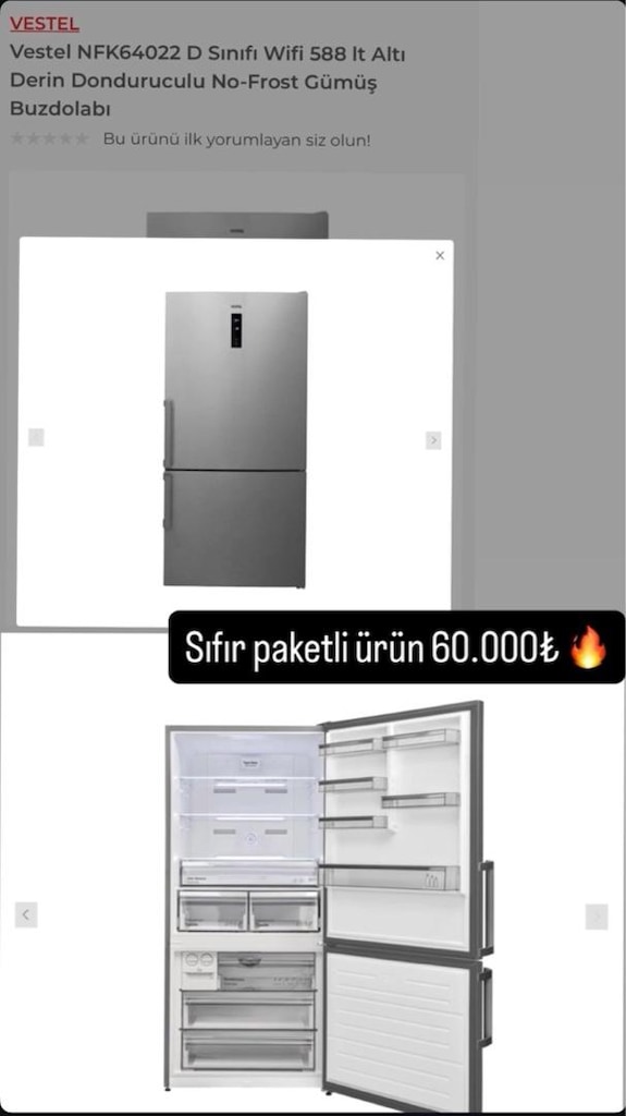 Vestel Buzdolabı