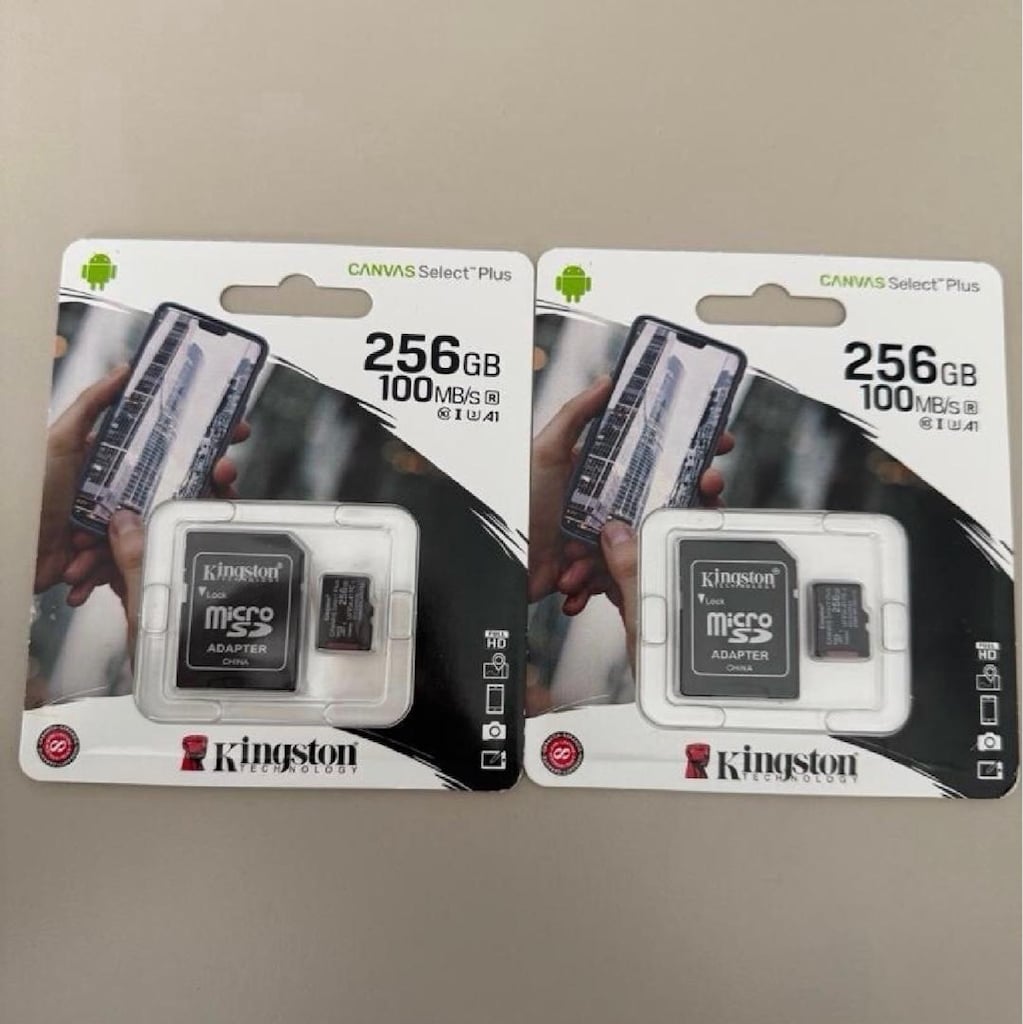 Kingston Canvas Select Plus 256gb U3 V30 A1 4K - 3